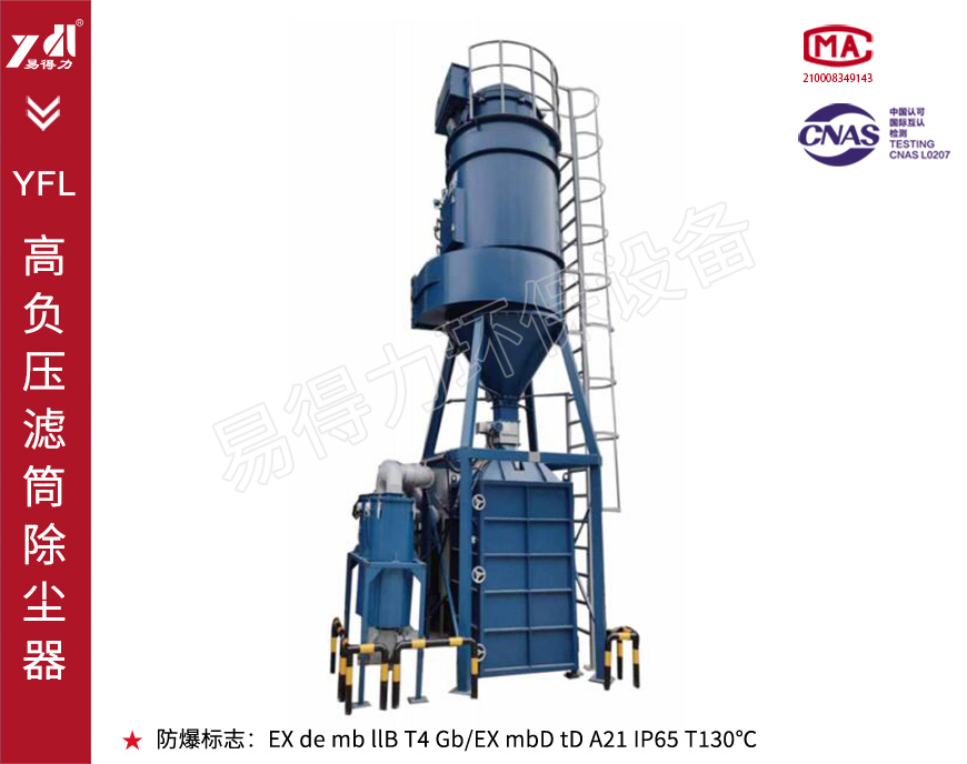 YFL高負(fù)壓濾筒除塵器